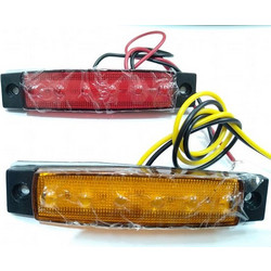 1τμχ Led όγκου 12V ή 24V 9,5cm x 1,9cm Ασπρο