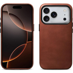 iCarer Leather Back Cover με MagSafe Retro Brown (iPhone 17 Pro Max)