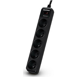 CyberPower Tracer III surge protector black 5AC 1.8m