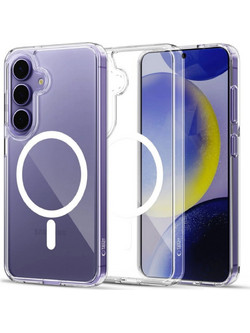 Tech-Protect FlexAir Hybrid MagSafe Back Cover Transparent (Samsung Galaxy S25 FE)
