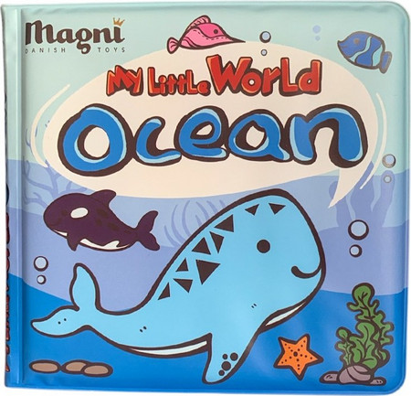 Magni - Bath book with color reaction, sea creatures (5729)