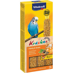 Vitakraft Kracker Mix Budgies with Honey & Sesame 3τμχ 90gr