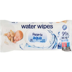Pezzeta Nannys XL Aqua Υγρομάντηλα Ενηλίκων Με Καπάκι 26x23cm 50 τεμάχια