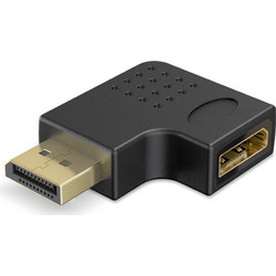 GOOBAY αντάπτορας DisplayPort 77131, 8K/144Hz, γωνιακός, μαύρος