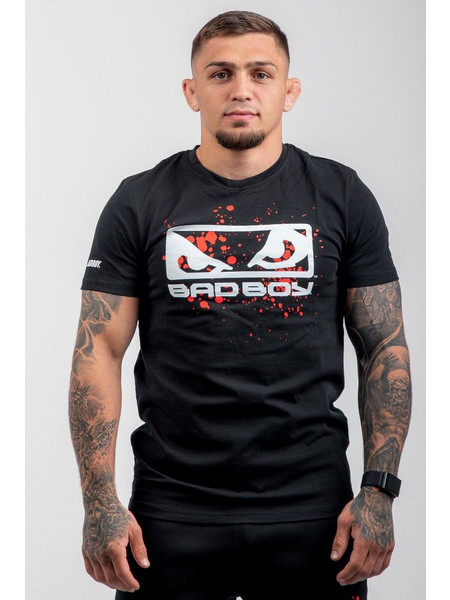 BAD BOY SPLATTER T-SHIRT BB-000023-BWR Μαύρο