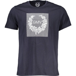 Gian Marco Venturi Mens Short Sleeved T-shirt Blue AU00784-DANILO-NIGHT-BLUE