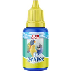 Bio Petactive Birds Betisol Shedding Vitamin 30ml Υγρό συμπλήρωμα διατροφής Βιταμίνης Β complex για καναρίνια, παπαγαλάκια, παπαγάλους και όλα τα τροπικά πτηνά