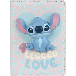 Σημειωματάριο Β6 100Φ 3Θ με 3D Φιγούρα Stitch 375224 Coolpack