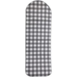Σιδερόπανο Υφασμάτινο με λάστιχο 42x120 cm σε γκρι καρό σχέδιο 5200887