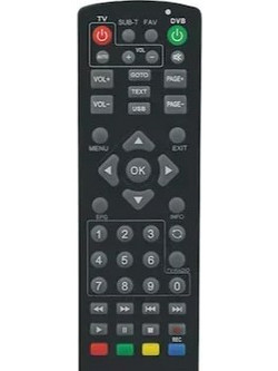 Universal Τηλεχειριστήριο Arrango AR48661 για Τηλεοράσεις και Ψηφιακούς Δέκτες