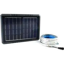 Ηλιακή ταινία LED 20m IP65 200W με βάση πάνελ και χρώμα θερμού λευκού φωτισμού 3000K - OEM