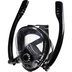 XDive Dual Μάσκα Θαλάσσης Full Face Μαύρη 61052