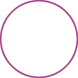 Χούλα-Χουπ 60cm - Φ18mm - 155gr, Φούξια 48169