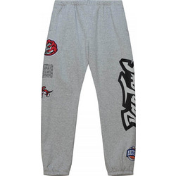 Mitchell & Ness Ανδρικό Παντελόνι Φόρμας Fleece με Λάστιχο Γκρι PSWP4850-TRAYYPPPGYHT