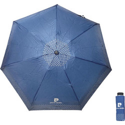 Ομπρέλα μίνι σπαστή χειροκίνητη μπλε Pierre Cardin Folding Umbrella PC - 7215