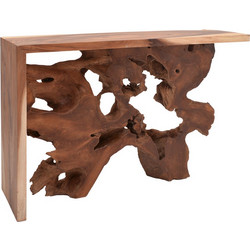 Κονσόλα Jako Inart teak ξύλο σε φυσική απόχρωση 120x40x80εκ NATURAL TEAK WOOD