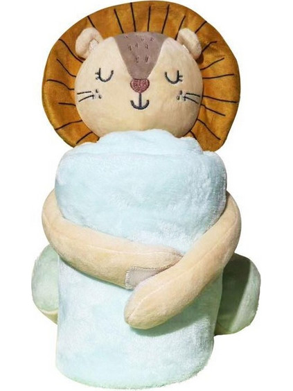 Luna - Λούτρινο Λιοντάρι Με Κουβέρτα 100x70εκ 623067