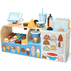 Melissa & Doug - Cool Scoops Ice Creamery Wooden Counter (806105)