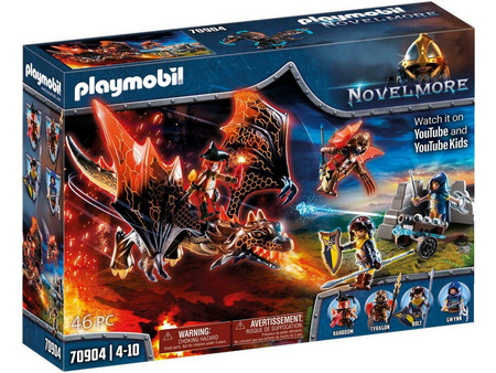 Playmobil Novelmore Δρακο-Επίθεση στο Novelmore για 4-10 Ετών 70904