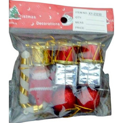 Σετ Χριστουγεννιάτικα στολίδια - 9pcs - 0011831