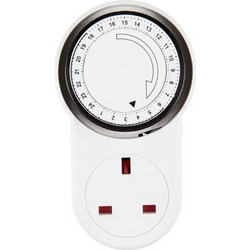 ΧΡΟΝΟΔΙΑΚΟΠΤΗΣ UK ΠΡΙΖΑΣ 24ΩPEΣ 13A 240V ΜΕ ΠΡΟΣΤΑΣΙΑ ΕΠΑΦΩΝ IP20
