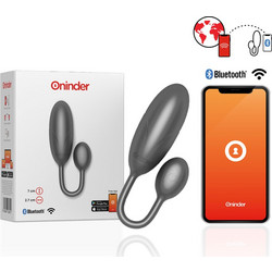 Oninder Denver Vibrating Egg Δονητής Egg για Ζευγάρια με App Control Μαύρος 7τμχ D-234752