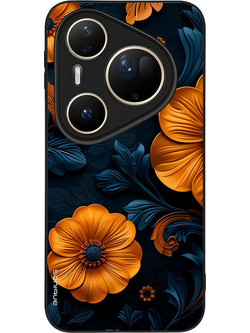 Sonique 3D Flower Series Θήκη Huawei Pura 80 Ultra Orange 01