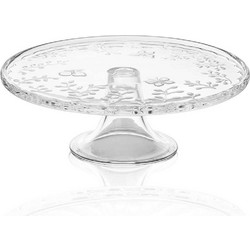 Τουρτιέρα Με Πόδι Cam 280TMA2240 31x31x11cm Clear Hermia Γυαλί