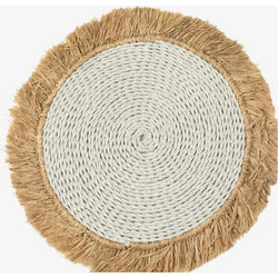 Στρογγυλό Σουπλά Boho | Χειροποίητο από Φυσικά Υλικά