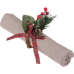 ΕΟΡΤΑΣΤΙΚΌ ΤΡΑΠΈΖΙ BRANCH NAPKIN RING X2 ATMOSPHERA 183355