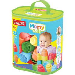 Quercetti 04146 Quercetti Momy Soft Τουβλάκια μαλακά 28 τεμάχια