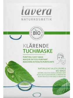 Lavera PurifyingTuchMaske Sheet Μάσκα Προσώπου για Ενυδάτωση 1τμχ