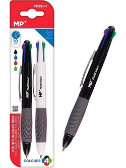 MP PE250-1 Σετ Στυλό Διαρκείας 1mm Πολύχρωμο 2τμχ