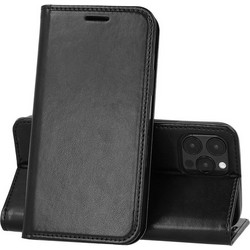 Powertech Magnet Elite Book Black (iPhone 14 Pro)