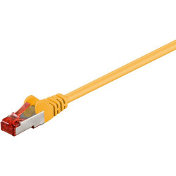 Goobay S/FTP Cat.6 Καλώδιο Δικτύου Ethernet 0.25m Yellow