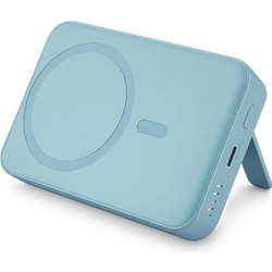 Tranyoo T-F25 - Power Bank 10.000mAh MagSafe Ασύρματο 15W & PD 20W με Αναδιπλούμενη Βάση - Μέντα