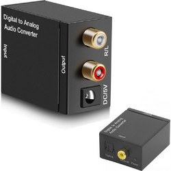 Μετατροπέας Ψηφιακού Ήχου Optical , Toslink , Coaxial σε Αναλογικό RCA L,R με Καλώδιο USB - Digital Optical to Analog Converter Switch