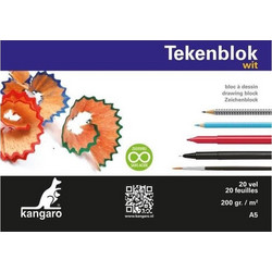 ΜΠΛΟΚ ΑΚΟΥΑΡΕΛΑΣ ΓΙΑ ΣΧΕΔΙΟ KANGARO Α5 200GR 20Φ Κ-5549