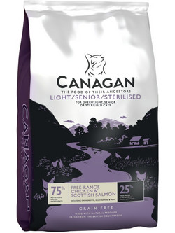 Canagan Senior, Light & Sterilised Grain Free with Free Range Chicken 375gr