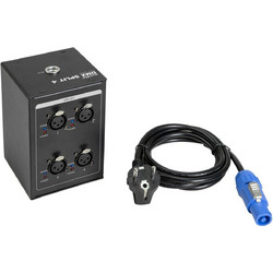 EUROLITE DMX Split 4 Mini Splitter 3pol for truss mounting - Eurolite