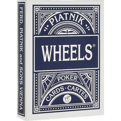 Piatnik - Wheels Poker Size Playing Cards (Blue Color)