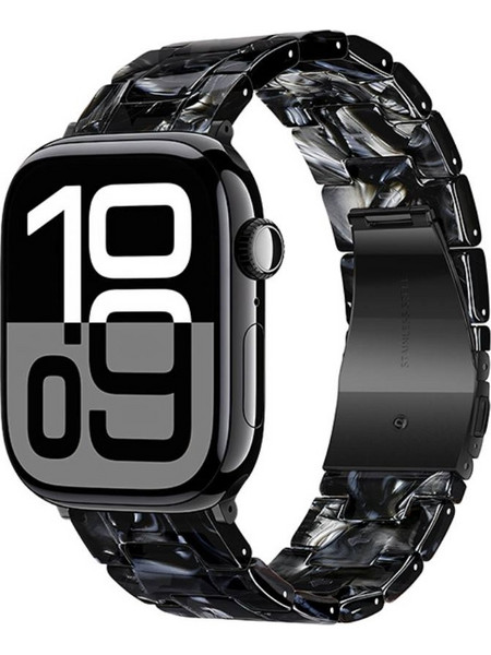 Hoco WA36 Λουράκι Ρητίνης Black (Apple Watch 38 / 40 / 41 / 42mm)