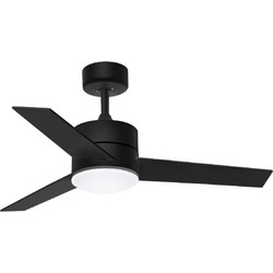 IQ CF-4215 Ανεμιστήρας Οροφής 110cm 85W με Φως & Τηλεχειριστήριο Μαύρος