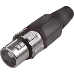 Ibiza XLR-F XLR Female Plug (75-1001)