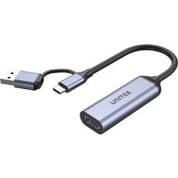 UNITEK Video Grabber USB-C/A, 4K Hdmi 1.4b - (V1167A)