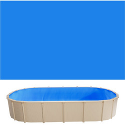 VEVOR Ελλειψοειδής Επένδυση Πισίνας UniBead, 375 x 610 cm, 120 cm Ύψος Τοίχου, Premium Βινύλιο για Πισίνες Μεταλλικών Πλαισίων YCNCCSOVAL616DLKF001V0