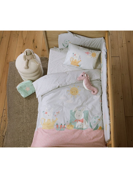 ΚΟΥΒΡ-ΛΙ ΒΑΜΒ-ΠΟΛ PIC NIC TOGETHER 110X140 AQUA - Nef-Nef Homeware