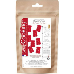 Μείγμα για ζελεδάκια Strawberry 100 g - Scrapcooking