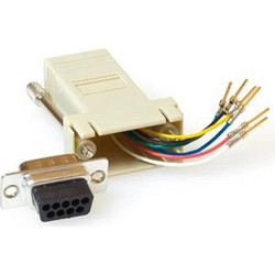 Intronics Μετατροπέας VGA female σε RJ-45 female Λευκό (TD09M8)