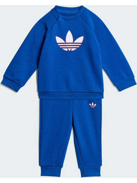 Adidas Βρεφικό Σετ Φόρμας Χειμωνιάτικο Royal Blue KD1043
